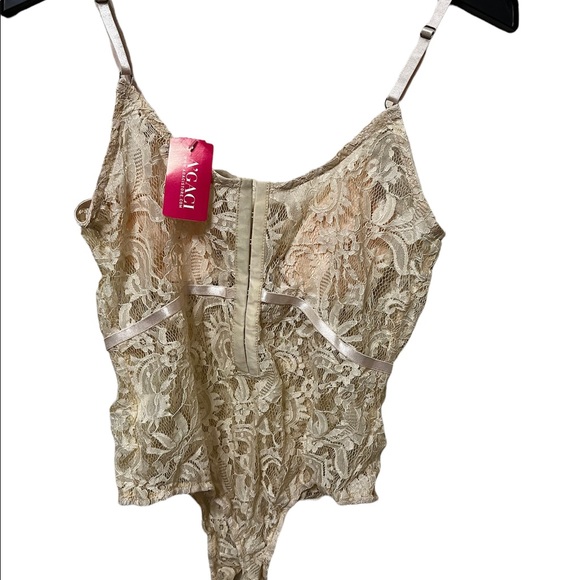 Lace Spaghetti Strap Top - Picture 2 of 3